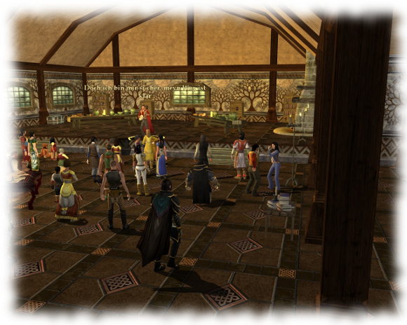 Bildschirmphoto von der Darbietung des Liedes "Caledonia" beim Konzert im Gasthof zum Uferblick